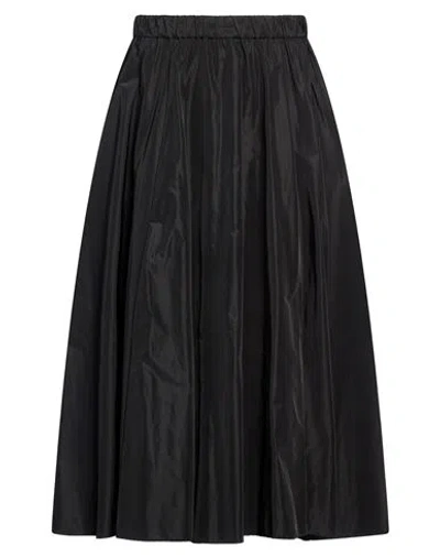 Aspesi Woman Midi Skirt Black Size Xs Polyester