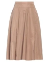 Aspesi Woman Midi Skirt Khaki Size 2 Polyester