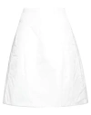 Aspesi Woman Midi Skirt White Size 2 Polyamide In White