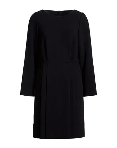 Aspesi Woman Mini Dress Black Size 6 Triacetate, Polyester