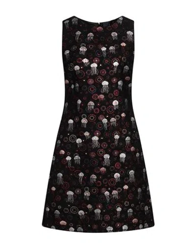 Aspesi Woman Mini Dress Black Size 8 Acrylic, Polyester, Polyamide