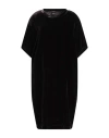 Aspesi Woman Midi Dress Midnight Blue Size 6 Viscose, Silk In Brown