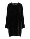 Aspesi Woman Mini Dress Dark Brown Size 4 Viscose, Silk In Black