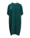Aspesi Woman Mini Dress Deep Teal Size 4 Viscose, Silk In Green