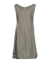 Aspesi Woman Mini Dress Military Green Size 10 Polyamide