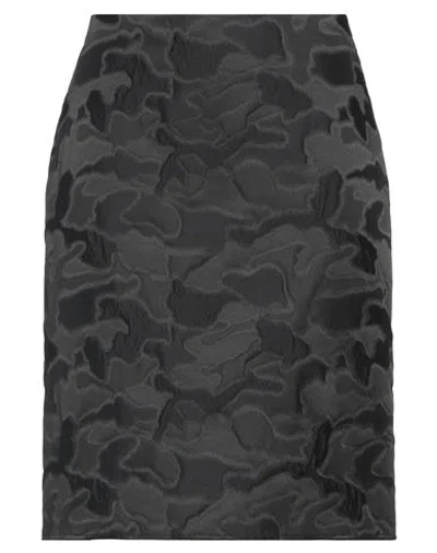 Aspesi Woman Mini Skirt Black Size 8 Polyester, Polyamide, Elastane