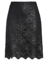 Aspesi Woman Mini Skirt Black Size 8 Viscose, Polyamide, Polyurethane