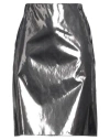 Aspesi Woman Mini Skirt Lead Size 2 Polyester In Grey