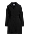 Aspesi Woman Overcoat & Trench Coat Black Size L Polyester, Polyamide In Black