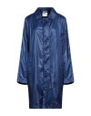 Aspesi Woman Overcoat & Trench Coat Blue Size S Polyester In Blue