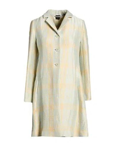 Aspesi Woman Overcoat & Trench Coat Grey Size 4 Cotton, Linen, Polyamide In Gray