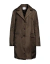 Aspesi Woman Overcoat & Trench Coat Military Green Size Xl Polyamide