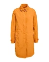 Aspesi Woman Overcoat & Trench Coat Orange Size L Polyester, Polyamide
