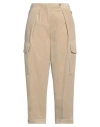 Aspesi Woman Pants Beige Size 0 Cotton
