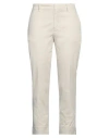 Aspesi Woman Pants Beige Size 8 Cotton, Elastane