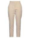 Aspesi Woman Pants Beige Size 6 Cotton, Elastane