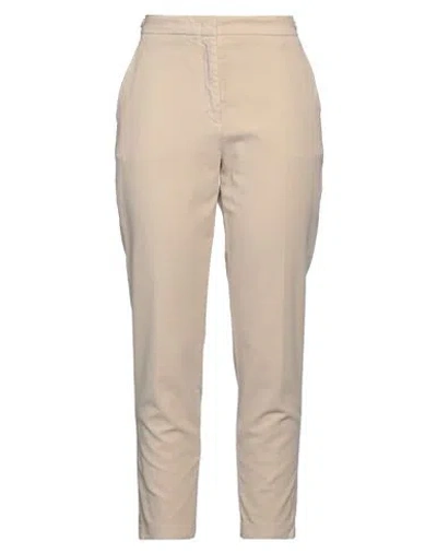 Aspesi Woman Pants Beige Size 6 Cotton, Elastane
