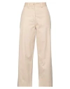 Aspesi Woman Pants Beige Size 8 Cotton, Elastane In Beige