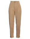 Aspesi Woman Pants Beige Size 8 Cotton, Elastane