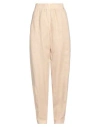 ASPESI ASPESI WOMAN PANTS BEIGE SIZE 8 LINEN