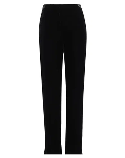 Aspesi Woman Pants Black Size 8 Viscose, Silk
