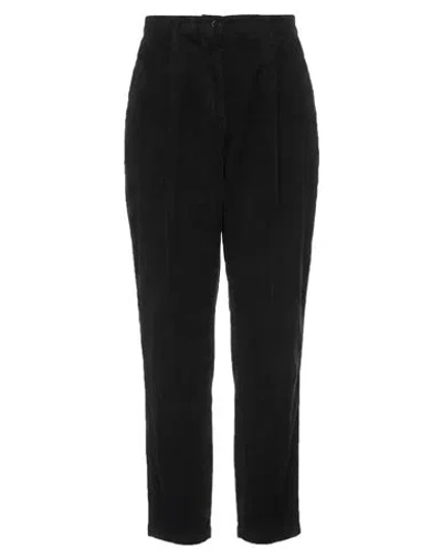Aspesi Woman Pants Black Size 2 Cotton, Elastane