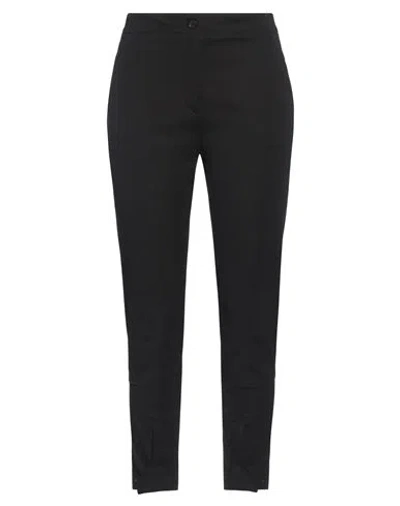 Aspesi Woman Pants Black Size 4 Cotton, Polyamide, Elastane