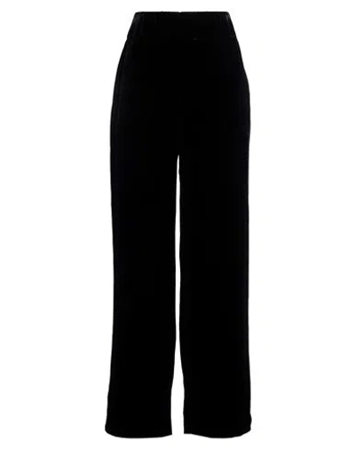 Aspesi Woman Pants Black Size 4 Viscose, Silk