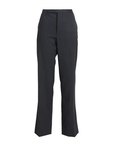 Aspesi Woman Pants Black Size 6 Polyester, Virgin Wool, Elastane