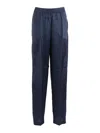 Aspesi Elasticated Trousers In Blue