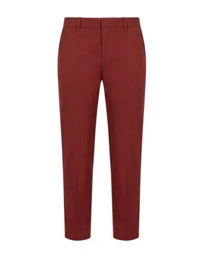 Aspesi Woman Pants Brick Size 6 Cotton, Elastane In Multi