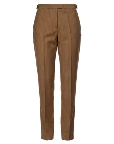 Aspesi Woman Pants Brown Size 0 Wool, Mohair Wool