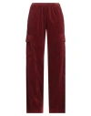 Aspesi Woman Pants Burgundy Size 6 Cotton
