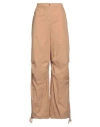 Aspesi Woman Pants Camel Size 8 Cotton In Beige