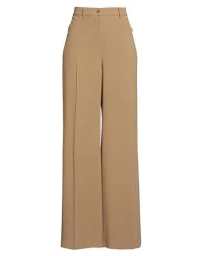 Aspesi Woman Pants Camel Size 8 Viscose In Nude
