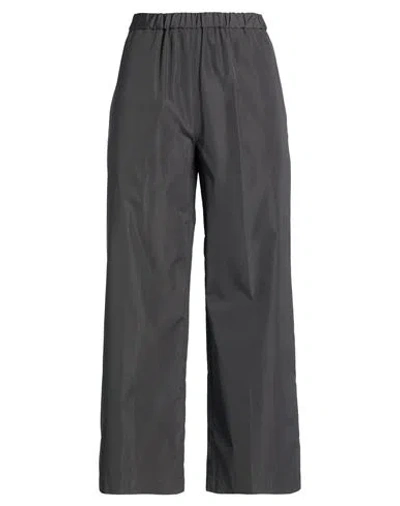 Aspesi Woman Pants Charcoal Size 4 Cotton In Gray