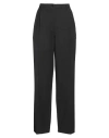 Aspesi Woman Pants Charcoal Size 6 Polyester, Virgin Wool, Elastane