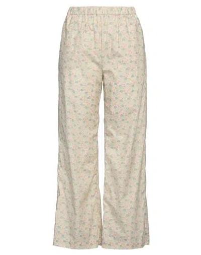 Aspesi Woman Pants Cream Size 6 Cotton In White