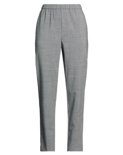 Aspesi Woman Pants Grey Size 4 Polyester, Virgin Wool, Elastane In Gray