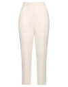 Aspesi Woman Pants Ivory Size 4 Acetate, Viscose In White