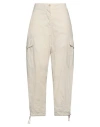 Aspesi Woman Pants Ivory Size 8 Cotton In White