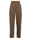 Aspesi Woman Pants Khaki Size 4 Cotton In Beige