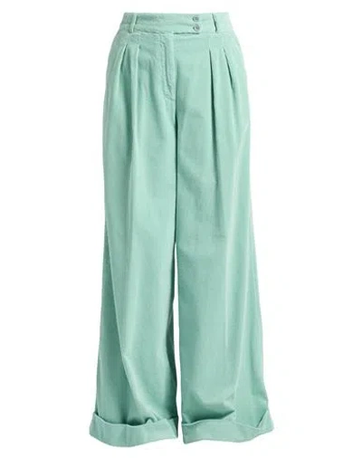Aspesi Woman Pants Light Green Size 2 Cotton