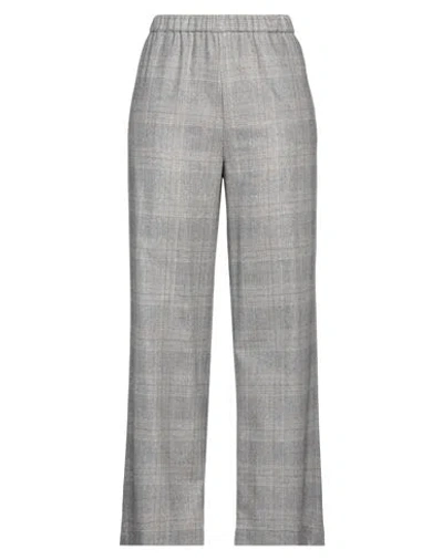 Aspesi Woman Pants Light Grey Size 10 Wool, Acrylic, Polyamide, Cashmere