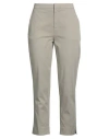 Aspesi Woman Pants Light Grey Size 2 Cotton, Elastane