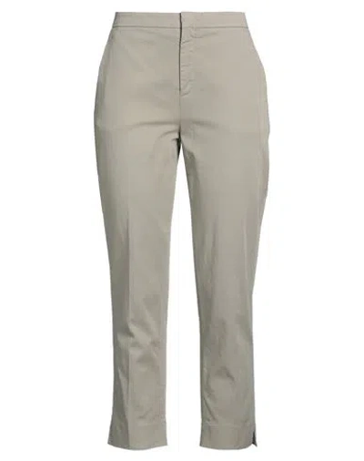 Aspesi Woman Pants Light Grey Size 2 Cotton, Elastane