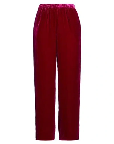Aspesi Woman Pants Magenta Size 4 Viscose, Silk In Purple