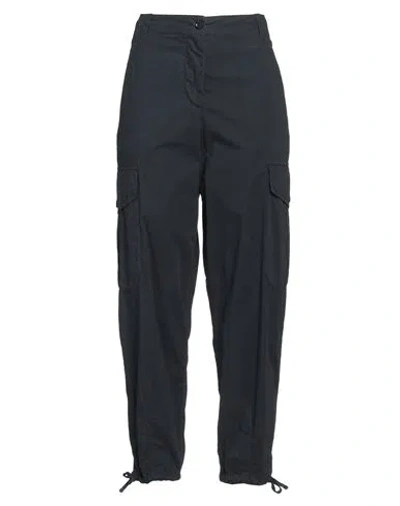 Aspesi Woman Pants Midnight Blue Size 10 Cotton
