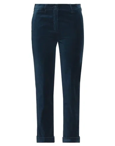 Aspesi Woman Pants Midnight Blue Size 2 Cotton