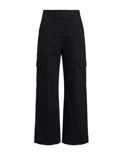 Aspesi Woman Pants Midnight Blue Size 4 Cotton
